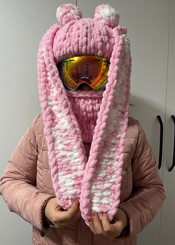 Balaklava kayak kask şapkası - Görsel 3