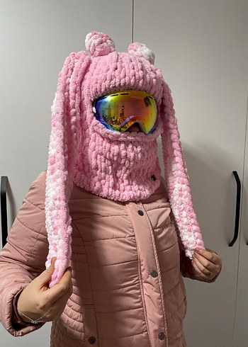 Balaklava kayak kask şapkası - Görsel 2