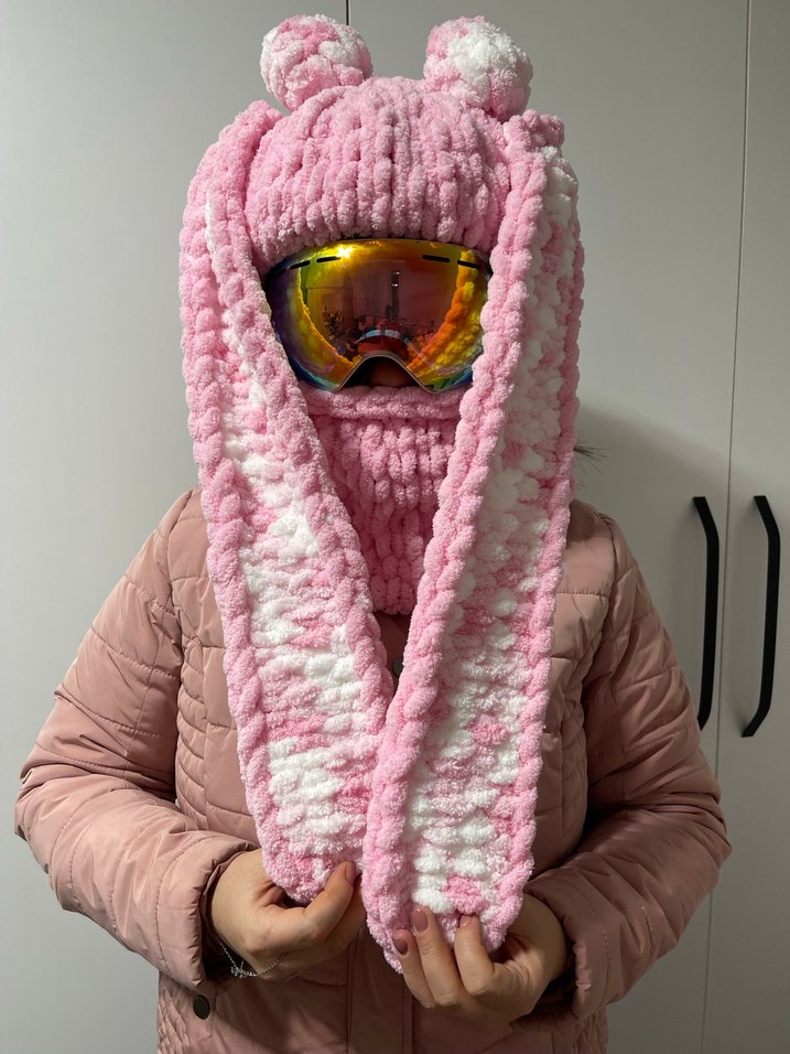 Balaklava kayak kask şapkası - Görsel 3