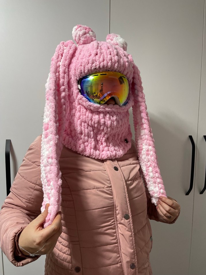 Balaklava kayak kask şapkası - Görsel 2