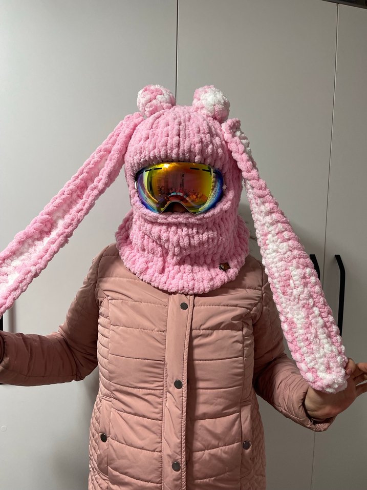 Balaklava kayak kask şapkası - Görsel 4