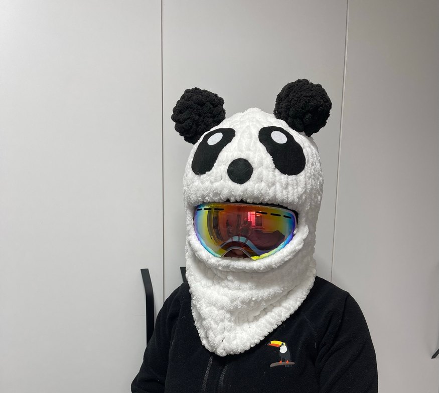 Balaklava kayak kask şapkası - Görsel 2