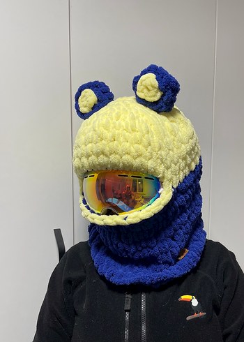 Balaklava kayak kask şapkası - Görsel 3