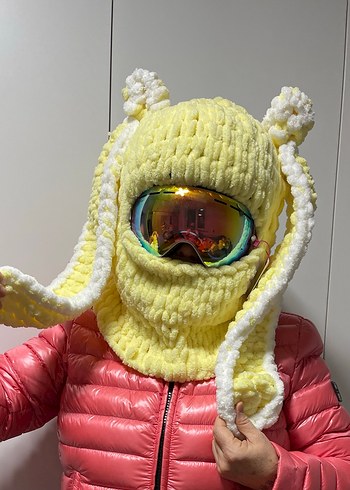 Balaklava kayak kask şapkası - Görsel 3