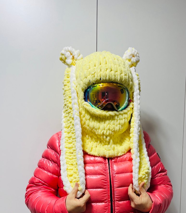 Balaklava kayak kask şapkası - Görsel 2