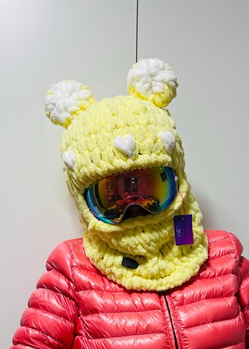 Balaklava kayak kask şapkası - Görsel 3