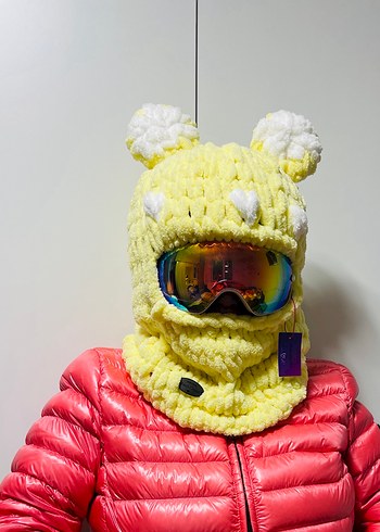 Balaklava kayak kask şapkası - Görsel 2