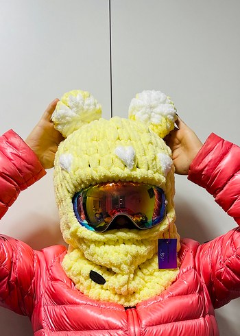 Balaklava kayak kask şapkası - Görsel 4