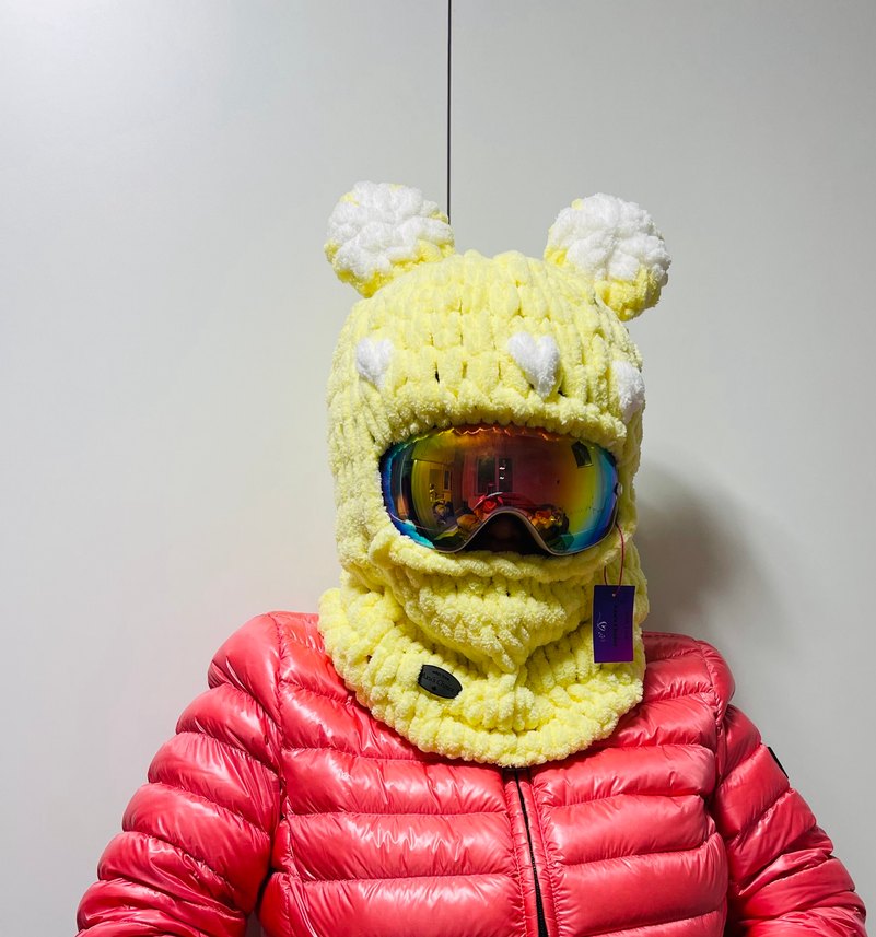 Balaklava kayak kask şapkası - Görsel 2