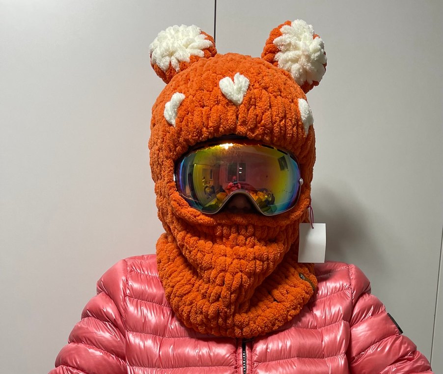 Balaklava kayak kask şapkası - Görsel 2