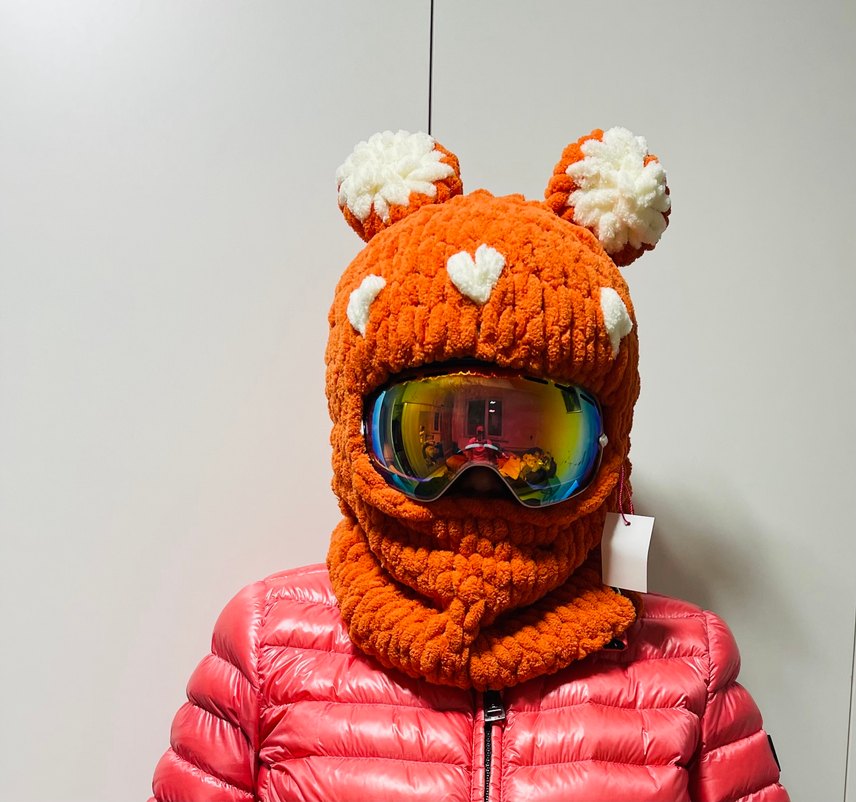 Balaklava kayak kask şapkası - Görsel 3