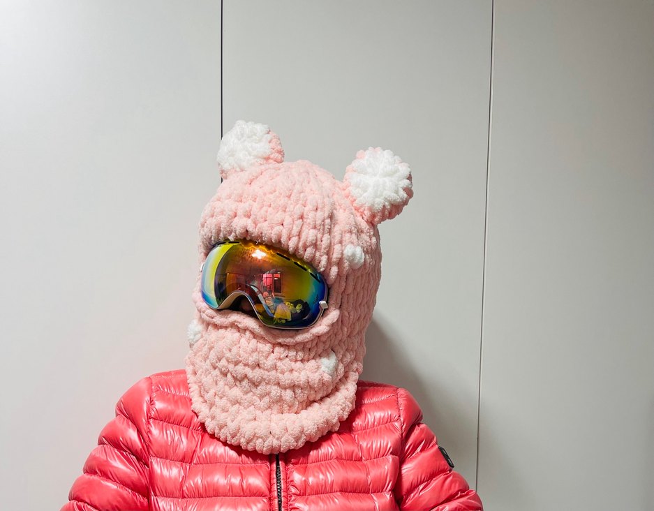 Balaklava kayak kask şapkası - Görsel 2