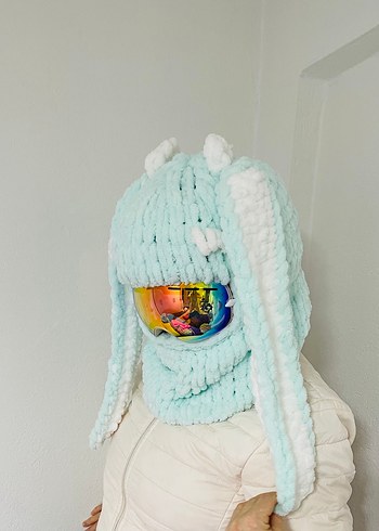 Balaklava kayak kask şapkası - Görsel 4