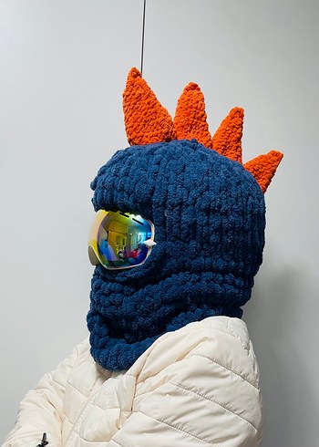 Balaklava kayak kask şapkası - Görsel 2