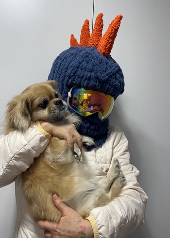 Balaklava kayak kask şapkası - Görsel 3