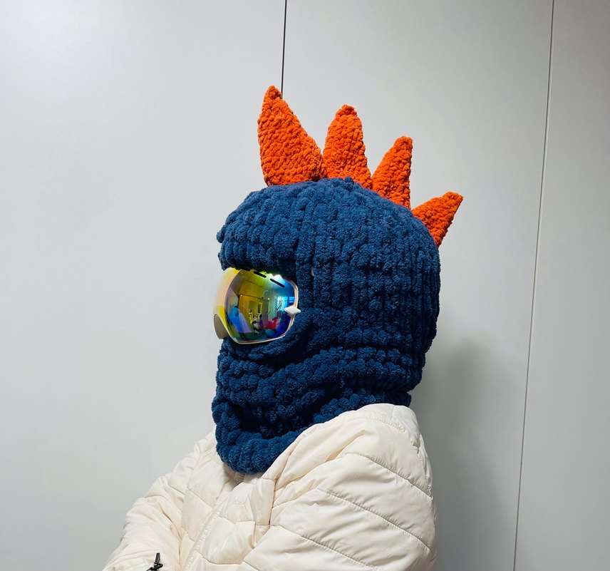 Balaklava kayak kask şapkası - Görsel 2