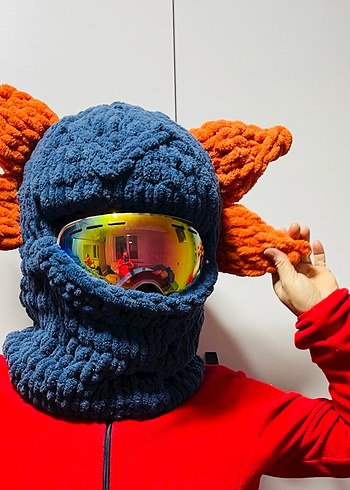 Balaklava kayak kask şapkası - Görsel 2