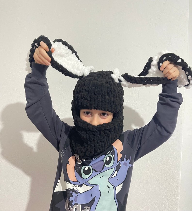 Balaklava çocuk kar maskesi - Görsel 2