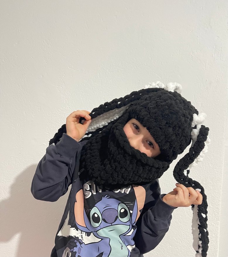 Balaklava çocuk kar maskesi - Görsel 4