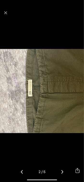 xs Beden haki Renk STRADIVARIUS PARAŞÜT PANTOLON