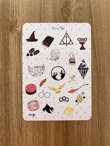 NOMİJO HARRY POTTER STİCKER (3 ADET)