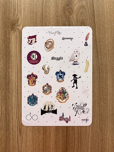 Beden Renk NOMİJO HARRY POTTER STİCKER (3 ADET)