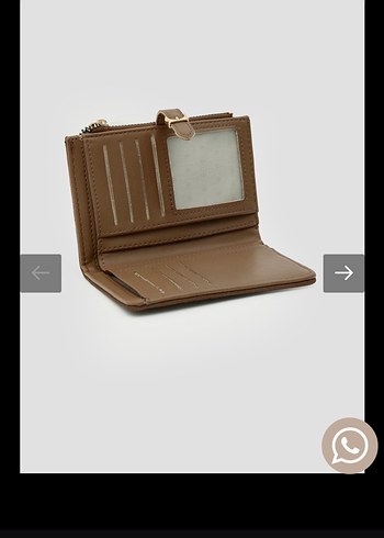 taba rengi canta ve cuzdan - Görsel 6