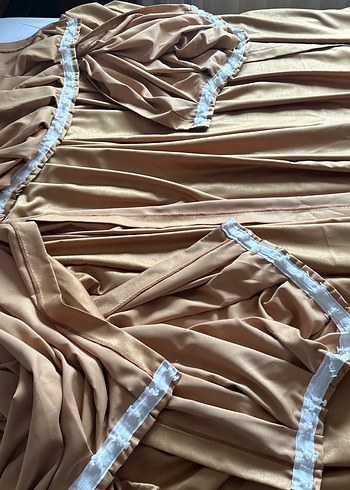 Tabaj Parlak Düz Fon Perde - Görsel 7