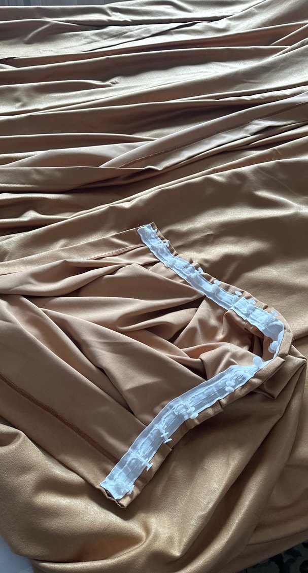 Tabaj Parlak Düz Fon Perde - Görsel 3