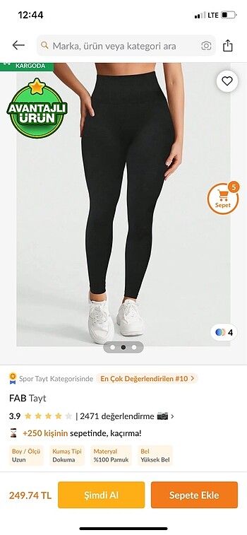 Trendyol & Milla Yüksel bel tayt