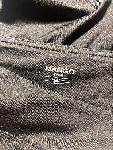 l Beden siyah Renk Mango spor taytı