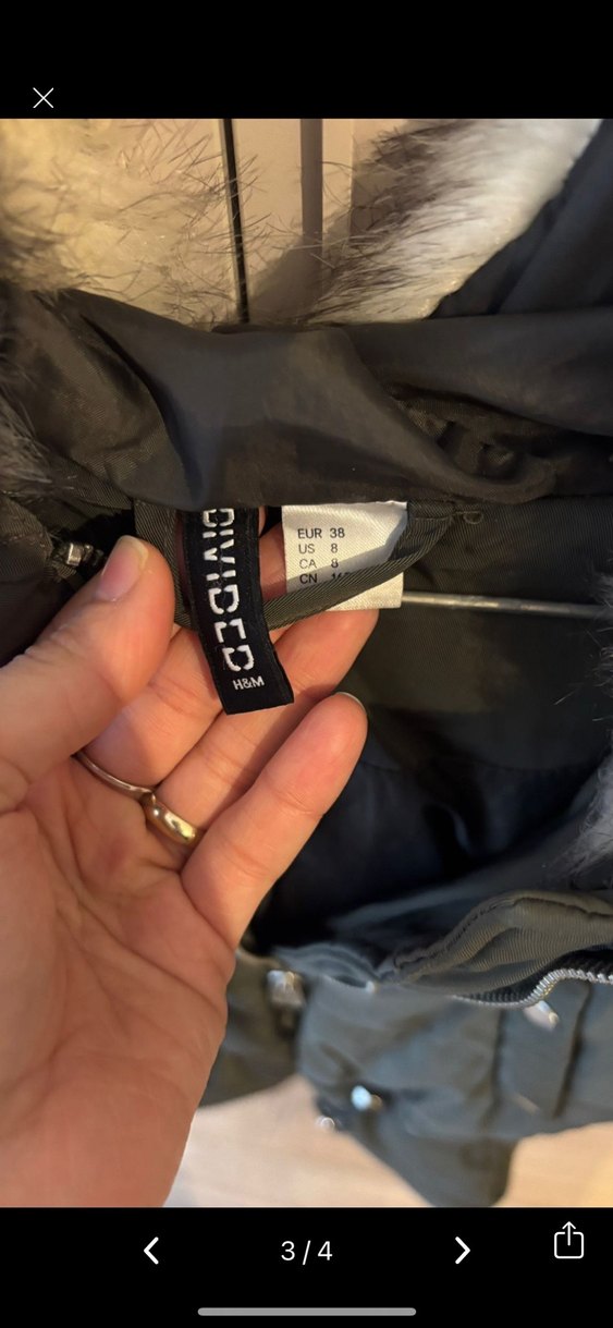 Kadın haki h&m Mont - Görsel 2