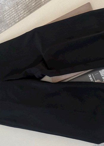 Kadın Siyah Kumaş Pantolon - Görsel 3