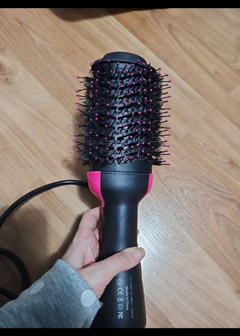 Pembe Saç Şekillendirici Fırça