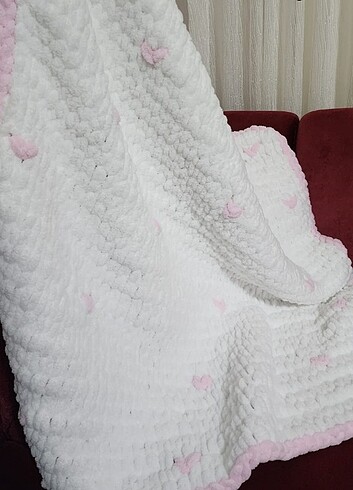 Beden Kız bebek battaniyesi 