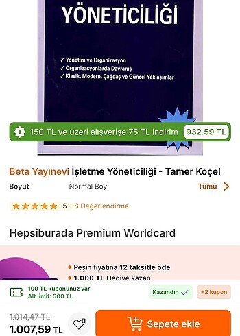  İşletme Yöneticiliği