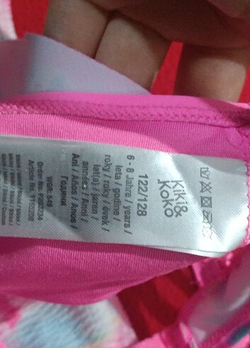7 Yaş Beden pembe Renk Bikini 