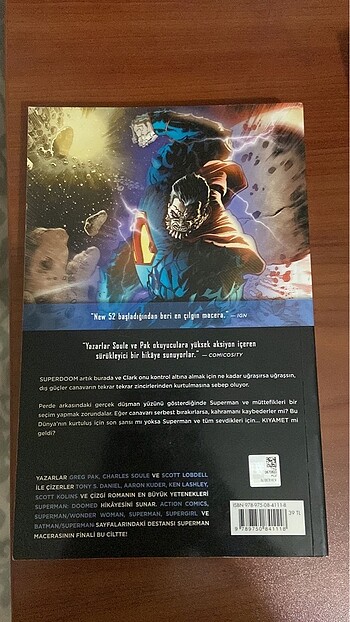 Beden Superman doomed cilt 1 ve 2
