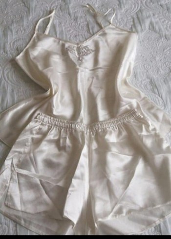 saten gecelik sabahlık seti - Görsel 4