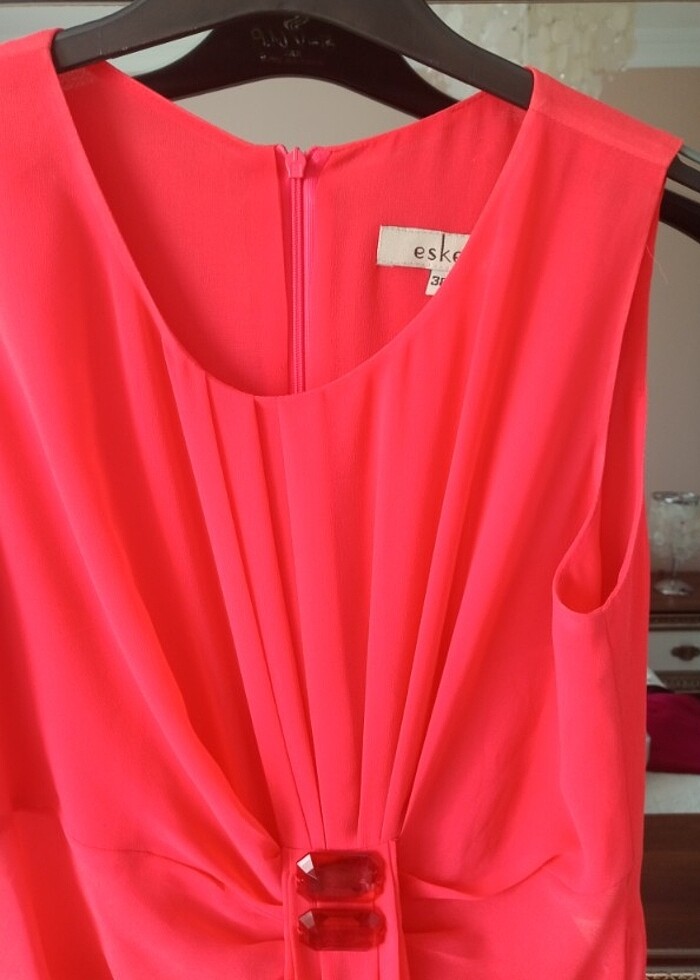 Nar çiçeği şifon bluz - Görsel 2