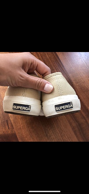 38 Beden ten rengi Renk Superga marka ayakkabı