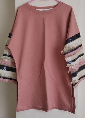 Topshow püsküllü sweatshirt 
