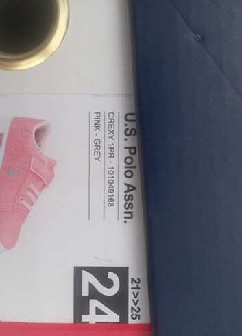 24 Beden pembe Renk US POLO ASSN KIZ ÇOCUK AYAKKABI 24