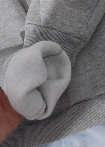 Trendyol & Milla Gri Kadın Sweatshirt, Bisiklet Yaka, Rahat Kesim