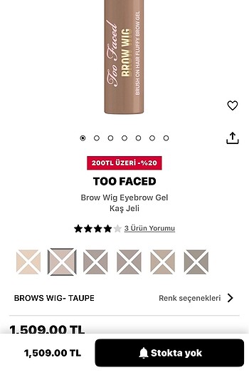 Too faced brow wig - Görsel 5