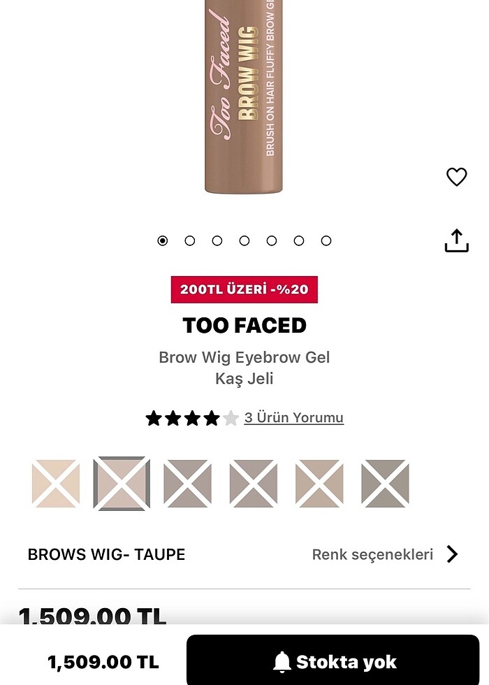 Too faced brow wig - Görsel 5
