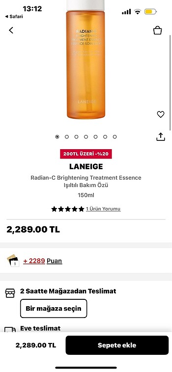 Laneige radian c - Görsel 6