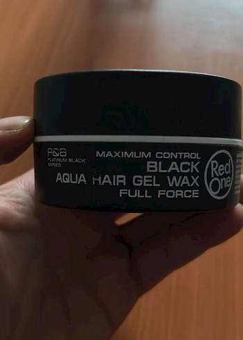 Red One Siyah Aqua Saç Jeli Wax 150 ml - Görsel 3