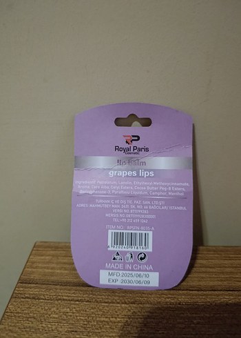 Royal Paris Üzüm Dudak Balmı - Görsel 2