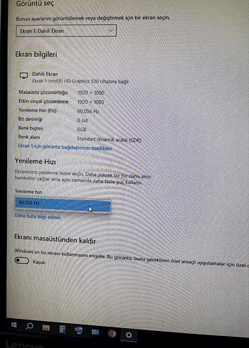 Lenovo Bilgisayar Monitörü - Görsel 11